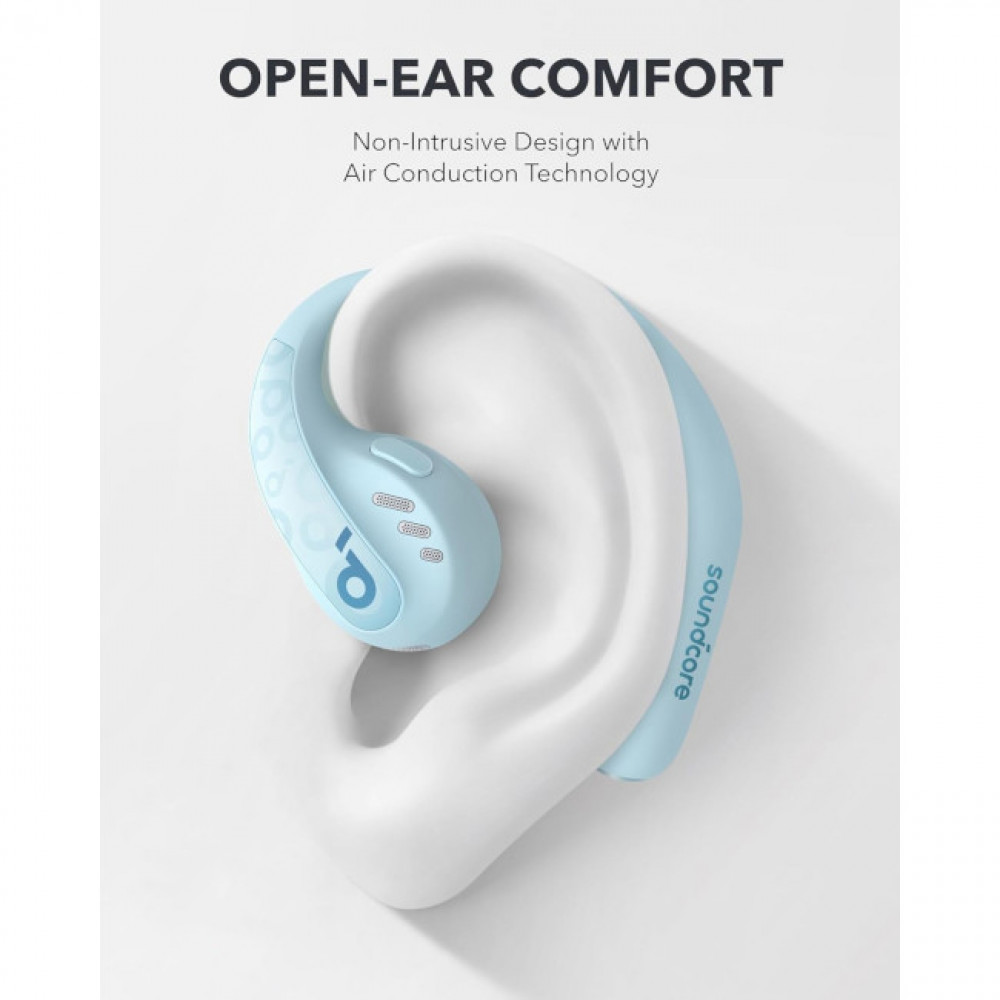 Bluetooth-гарнітура Anker SoundCore AeroFit Pro Blue (A3871G61)