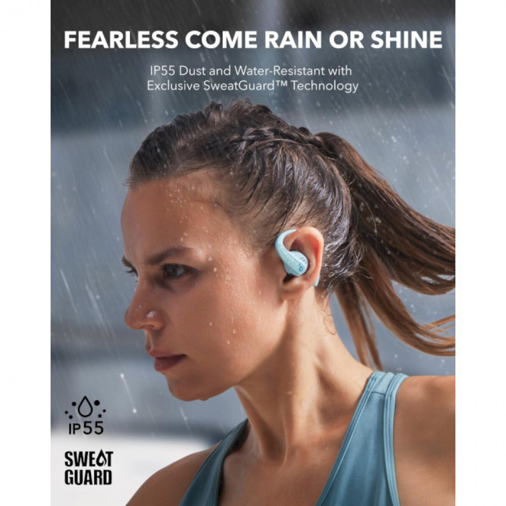 Bluetooth-гарнітура Anker SoundCore AeroFit Pro Blue (A3871G61)