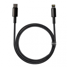 Кабель Baseus Tungsten Gold USB Type-C - Lightning (M/M), 20W, 1 м Black (6953156232037) Кабель Baseus Tungsten Gold USB Type-C - Lightning (M/M), 20W, 1 м Black (6953156232037)