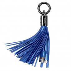 Кабель Remax RC-053i Tassel Ring USB - Lightning (M/M), 0.15 м, Blue (6954851260165) Кабель Remax RC-053i Tassel Ring USB - Lightning (M/M), 0.15 м, Blue (6954851260165)