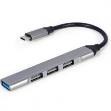USB-хаб Gembird USB Type-C 4-в-1 (UHB-CM-U3P1U2P3-03) USB-хаб Gembird USB Type-C 4-в-1 (UHB-CM-U3P1U2P3-03)