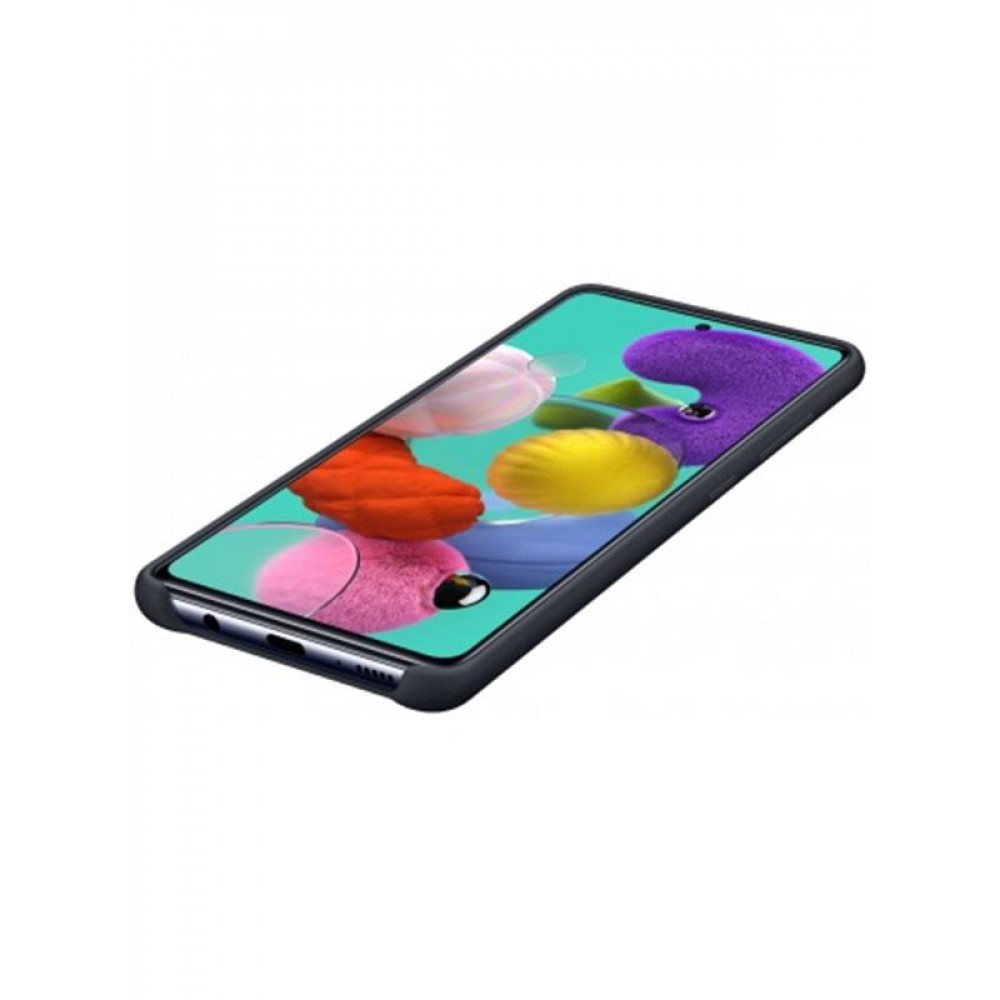Чохол-накладка Samsung Silicone Cover для Samsung Galaxy A51 SM-A515 Black (EF-PA515TBEGRU)