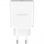 Мережевий зарядний пристрій Canyon H-24 (1USBх3A) QC3.0 White (CNE-CHA24W)