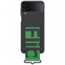 Чохол-накладка Samsung Silicone Cover with Strap для Samsung Galaxy Flip 4 SM-F721 Black (EF-GF721TBEGUA) Чохол-накладка Samsung Silicone Cover with Strap для Samsung Galaxy Flip 4 SM-F721 Black (EF-GF721TBEGUA)