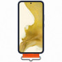 Чохол-накладка Samsung Silicone Cover with Strap для Samsung Galaxy S22 SM-S901 Navy (EF-GS901TNEGRU)