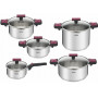 Набір посуду Tefal Cook&Clip 10 предметів (G723SA74) Набір посуду Tefal Cook&Clip 10 предметів (G723SA74)