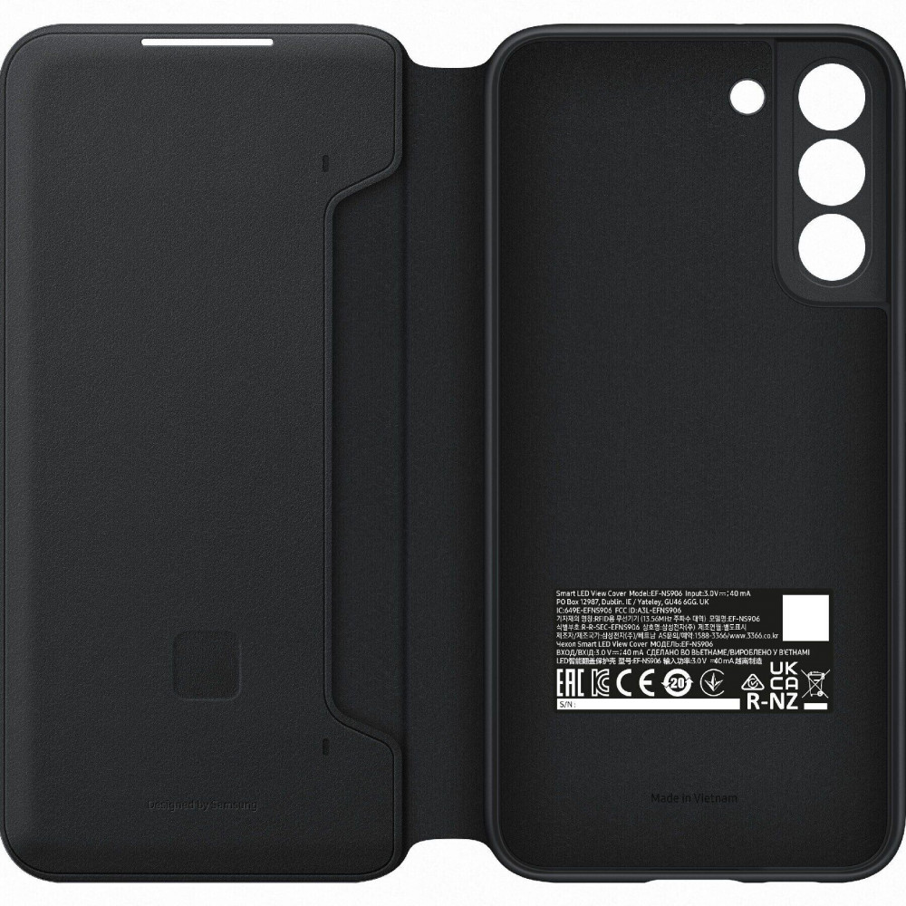 Чохол-книжка Samsung LED View Cover для Samsung Galaxy S22+ SM-S906 Black (EF-NS906PBEGRU)