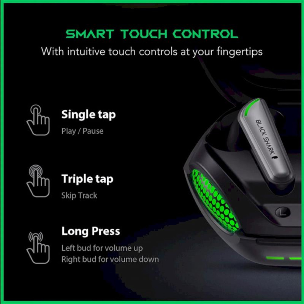 Bluetooth-гарнітура Black Shark Lucifer T7 Black (BS-T7)