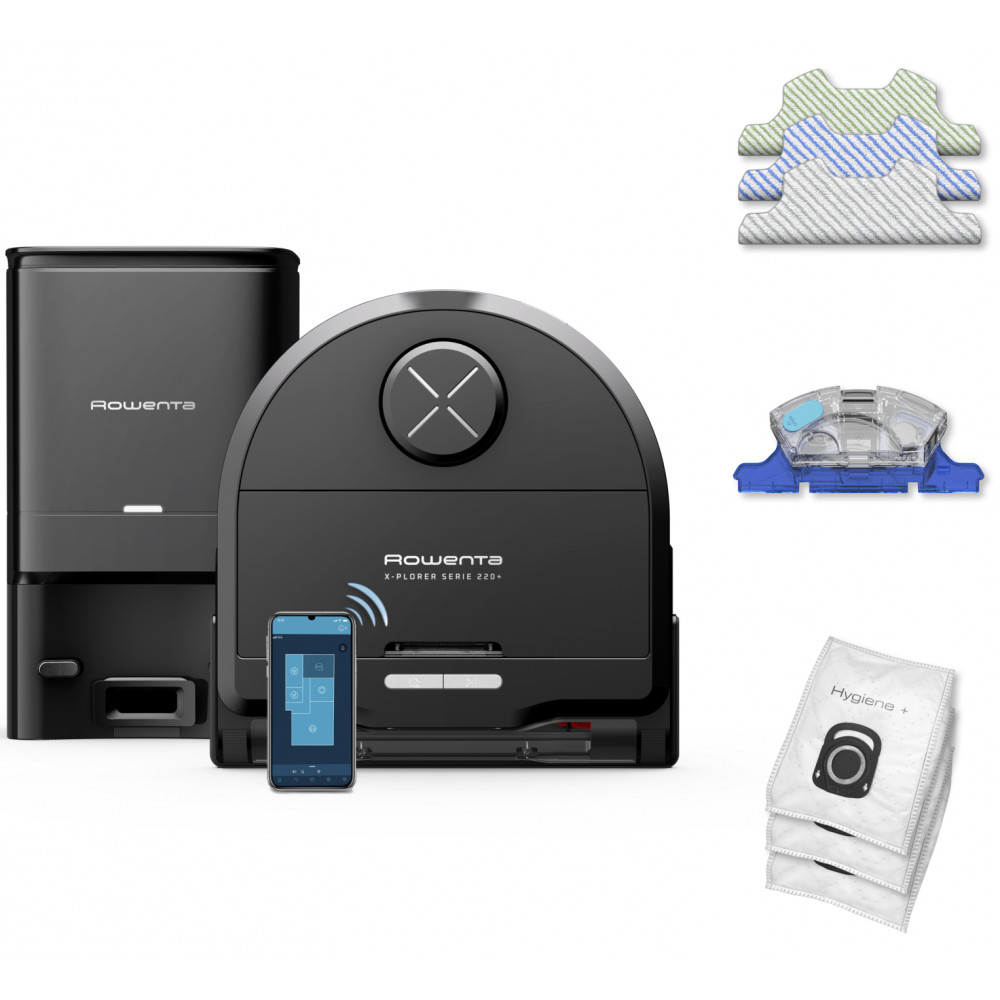 Робот-пилосос Rowenta X-Plorer Serie 220+ Animal & Allergy Model RR9495WH