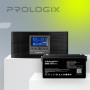 Комплект резервного живлення Prologix 600 (PLP600XL) + АКБ PL12-80, AGM Комплект резервного живлення Prologix 600 (PLP600XL) + АКБ PL12-80, AGM