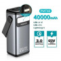 Універсальна мобільна батарея Romoss PMT40 40000mAh Black (PMT40-182-2133H)