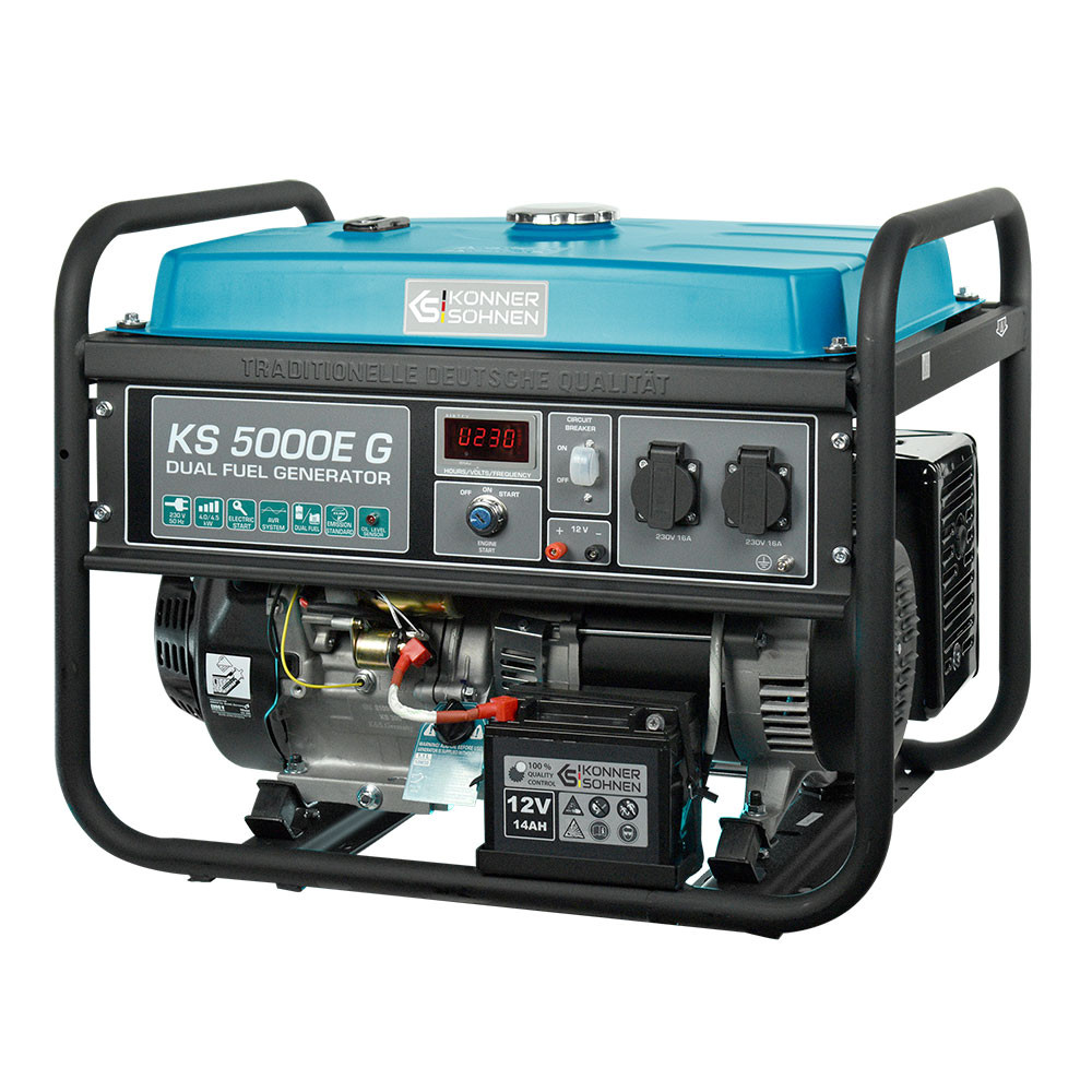 Генератор газобензиновий Konner&Sohnen KS 5000E G