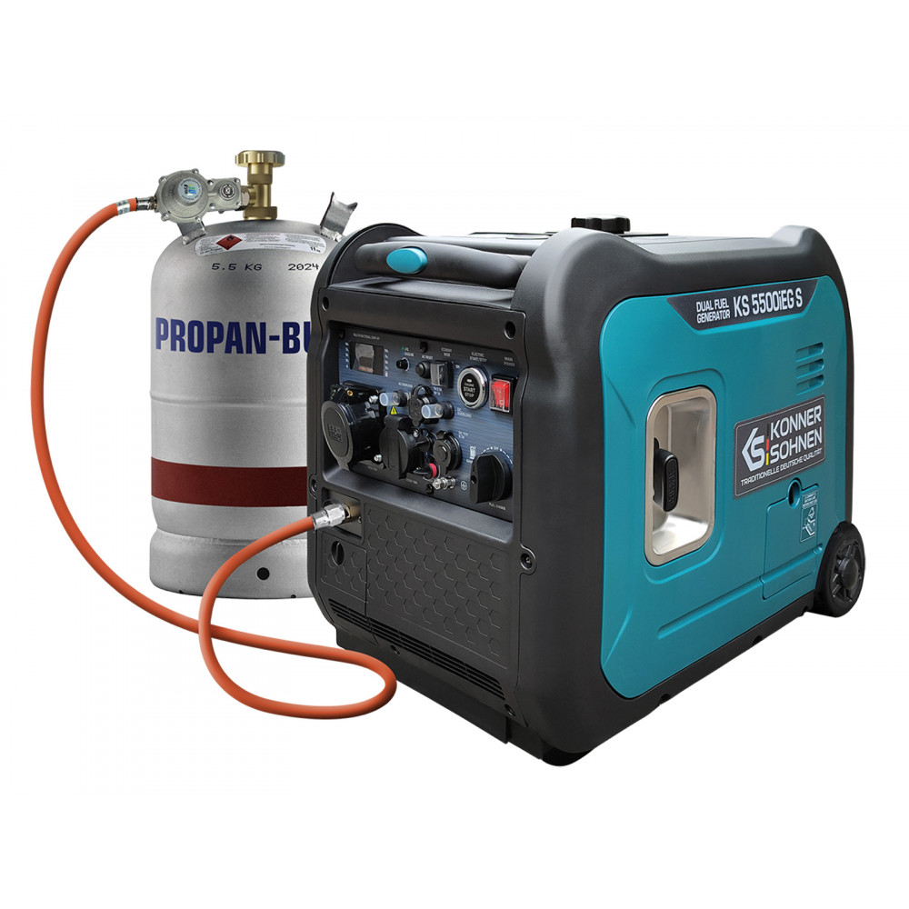 Генератор газобензиновий інверторний Konner&Sohnen KS 5500iEG S