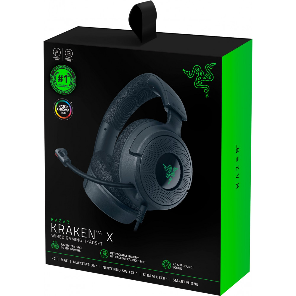 Гарнітура Razer Kraken V4 X (RZ04-05180100-R3M1)