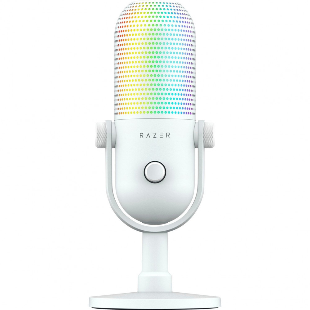 Мікрофон Razer Seiren V3 Chroma White (RZ19-05060200-R3M1)