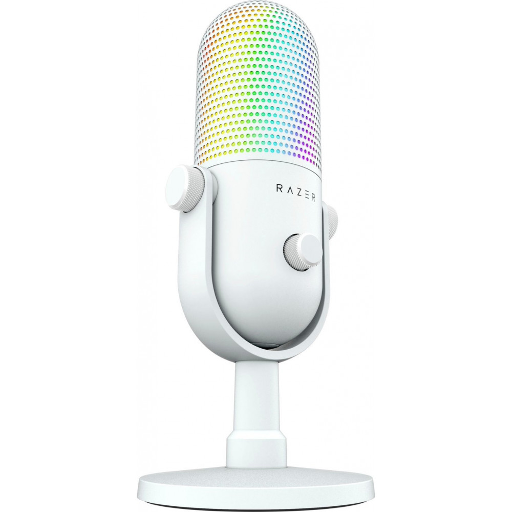 Мікрофон Razer Seiren V3 Chroma White (RZ19-05060200-R3M1)