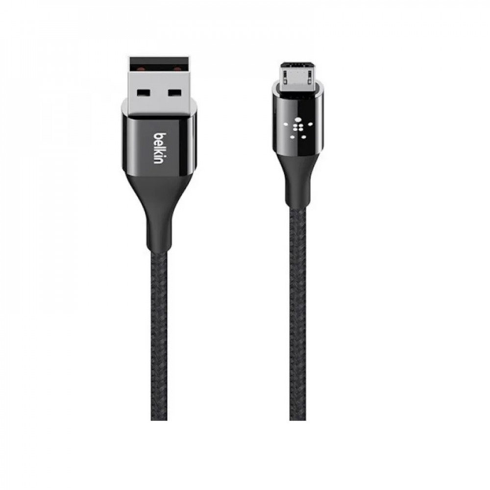 Кабель Belkin DuraTek Mixit USB - MicroUSB (M/M) 1.2 м Black (F2CU051bt04-BLK)