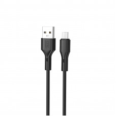 Кабель XO NB230-AC USB - USB Type-C (M/M), 1 м, Black (6920680833443)