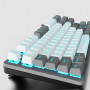 Клавіатура Aula Mechanical F3287 Grey/White Keycap KRGD Blue (6948391240954)