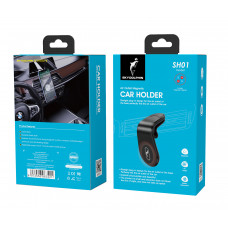 Тримач для смартфона SkyDolphin SH01 Air Outlet Magnetic Holder Black (SDAT-000084)
