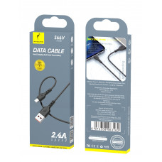 Кабель SkyDolphin S66V USB - micro USB (M/M), 1 м, Black (SDUSB-000652)