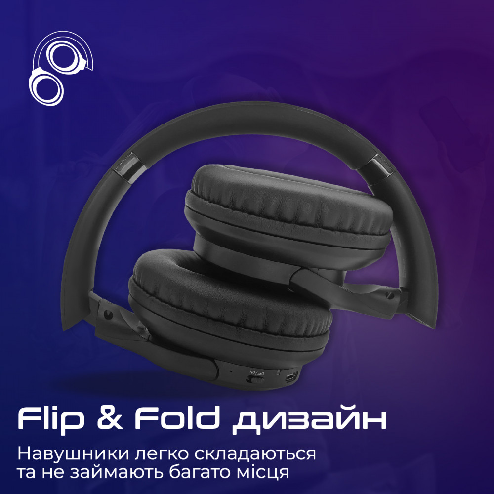 Bluetooth-гарнітура Promate LaBoca-Pro Black