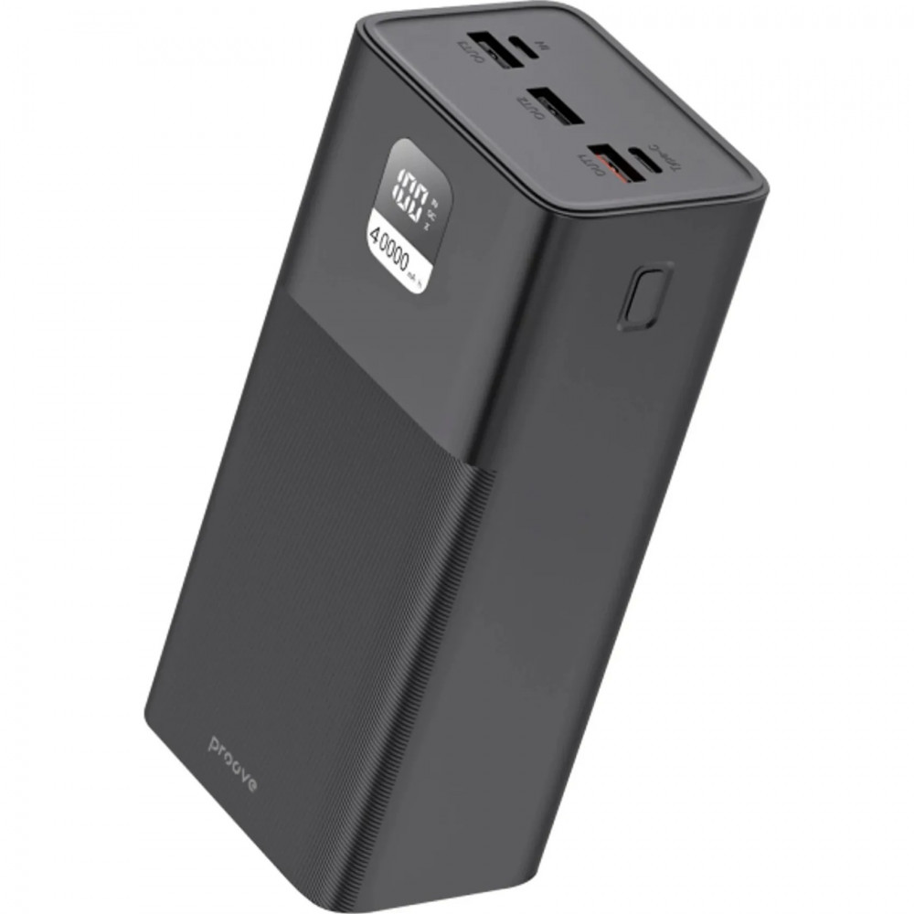 Універсальна мобільна батарея Proove Giant Lite 22.5W 40000mAh Black (PBGI20312201)