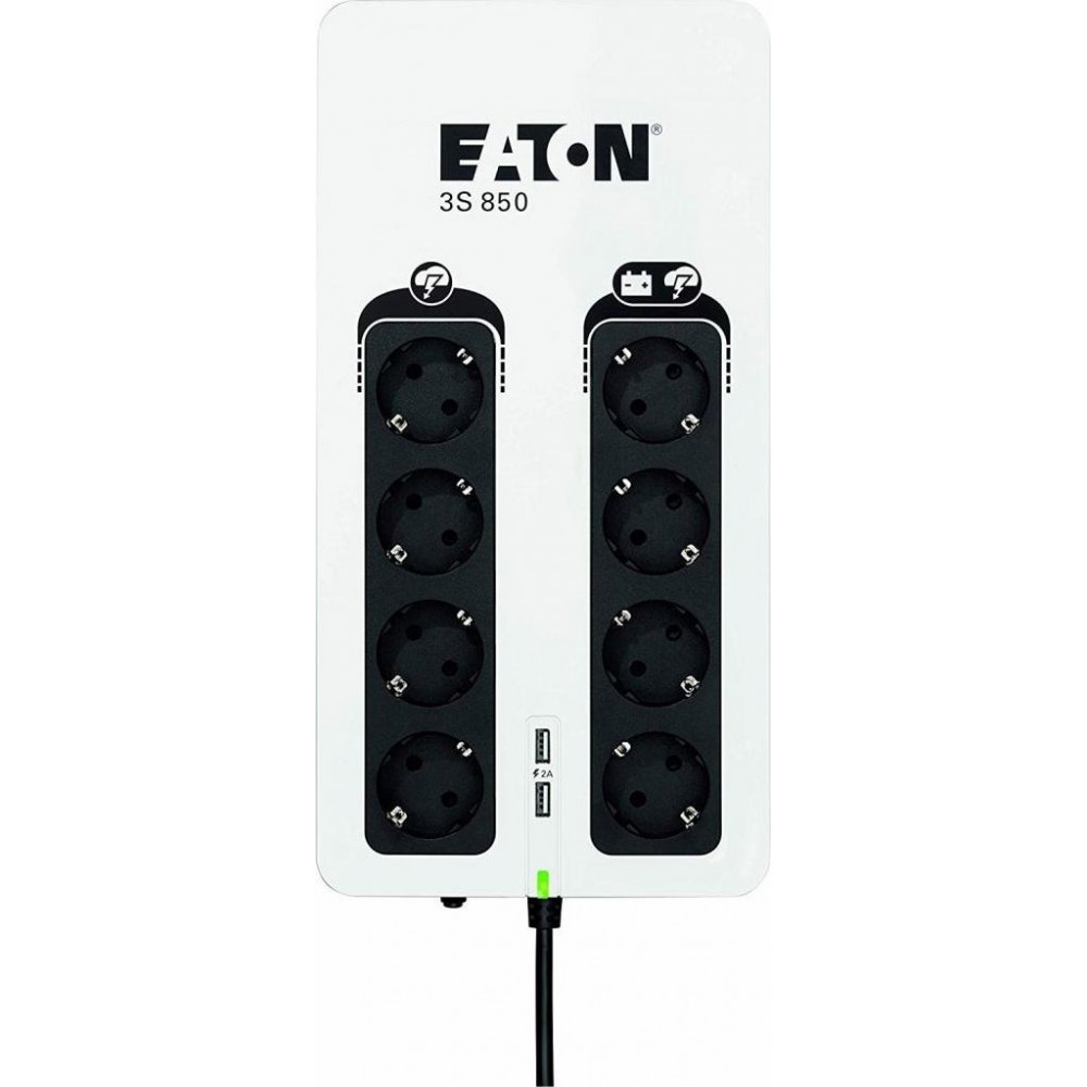 Джерело безперебійного живлення Eaton 3S Gen2, 850VA/510W (3S850D)