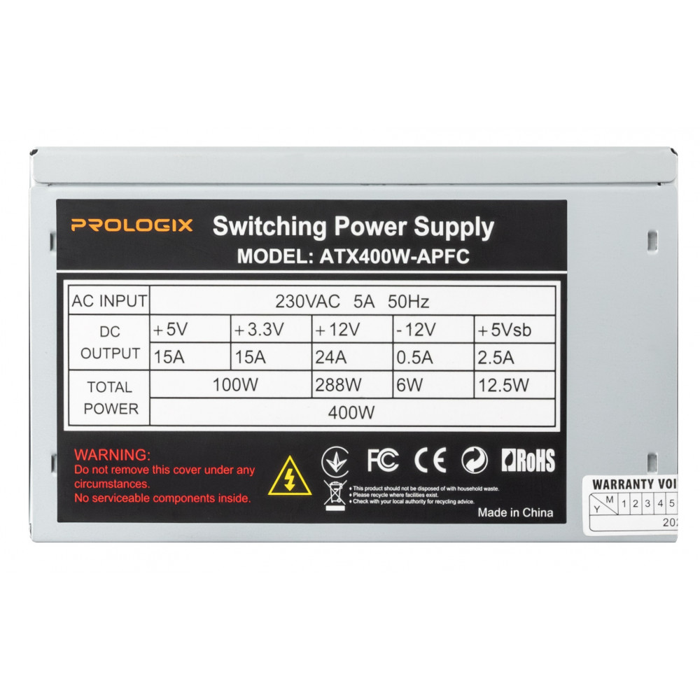 Блок живлення Prologix 400W APFC Bulk (E)