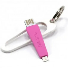 Кабель Remax RC-024i Portable USB - Lightning (M/M), 0.07 м Pink (2000700004658) Кабель Remax RC-024i Portable USB - Lightning (M/M), 0.07 м Pink (2000700004658)
