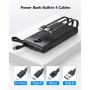 Універсальна мобільна батарея Veger C10 10000mAh, Black (1283126526848)
