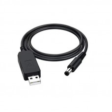 Кабель живлення USB - DC (M/M), 5.5х2.1 мм, 9V, 1 м, Black (2000985587600)