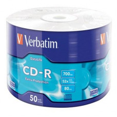 Диски CD-R Verbatim (43787) 700Mb 52x Wrap-box 50 шт Extra