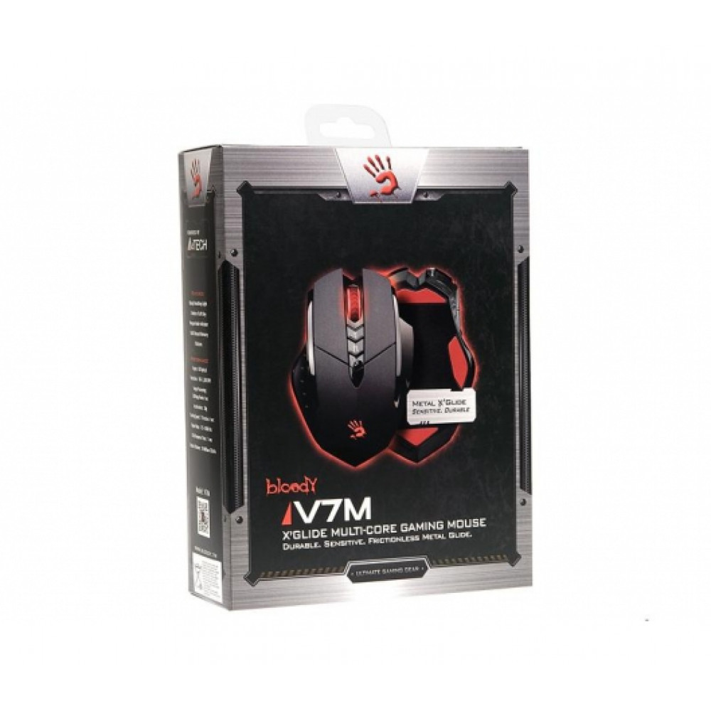 Мишка A4Tech V7M Bloody Black USB V-Track