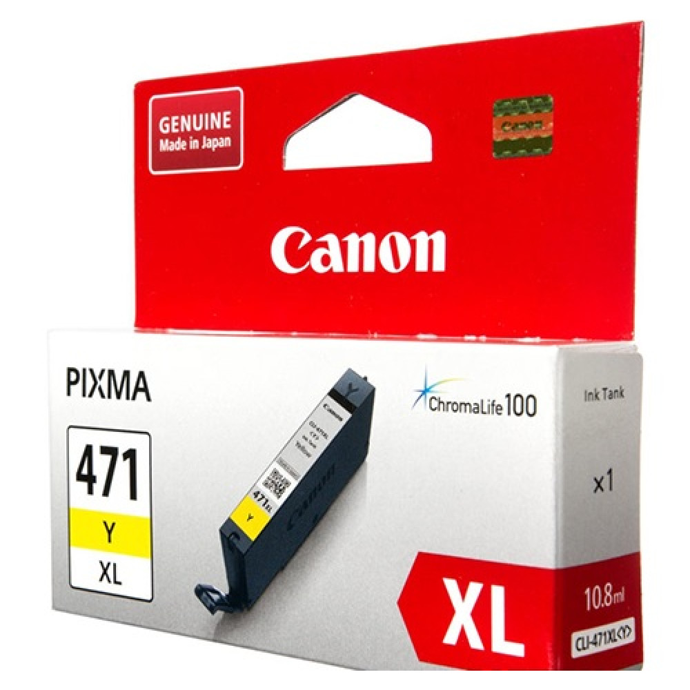 Картридж Canon (CLI-471XL) PIXMA MG5740/MG6840 Yellow (0349C001)