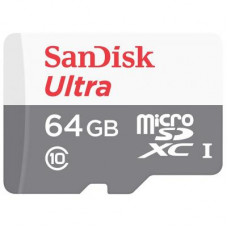 Карта пам`яті MicroSDXC 64GB UHS-I Class 10 SanDisk Ultra R100/W10MB/s (SDSQUNR-064G-GN3MN)