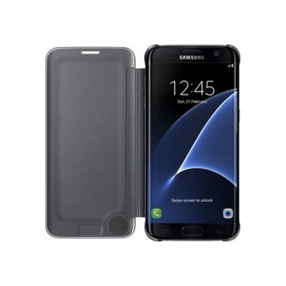 Чохол-книжка Samsung Clear View Cover для Samsung Galaxy S7 Edge SM-G935 Black (EF-ZG935CBEGRU)