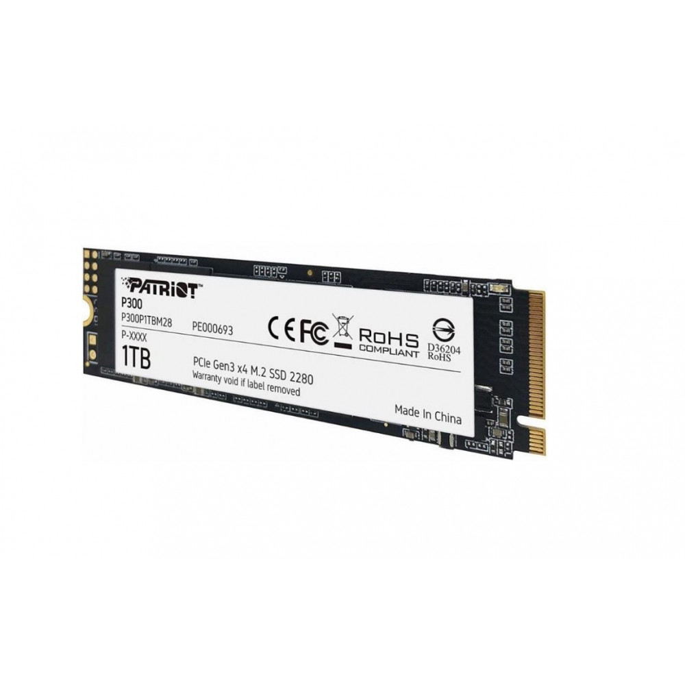 Накопичувач SSD 1TB Patriot P300 M.2 2280 PCIe 3.0 x4 NVMe TLC (P300P1TBM28)