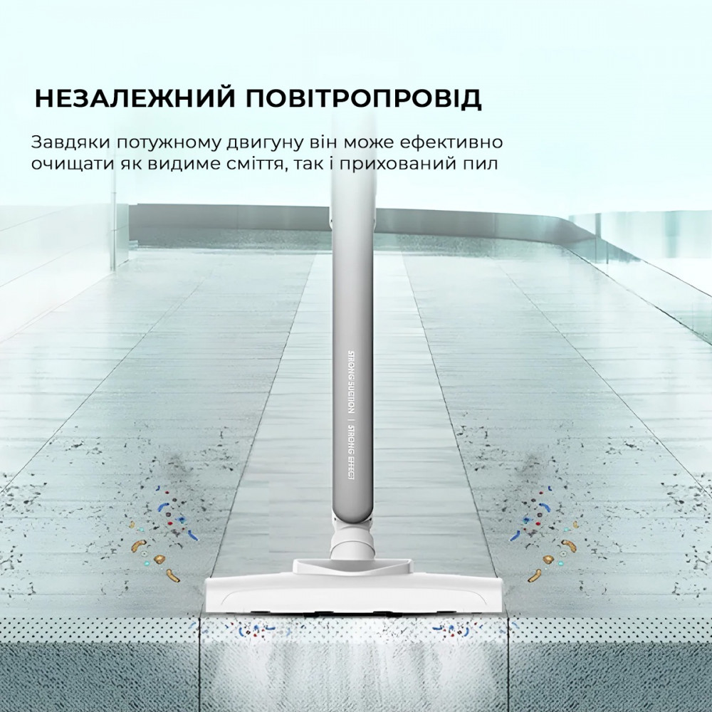 Пилосос Deerma Stick Vacuum Cleaner Cord White (DX700)_