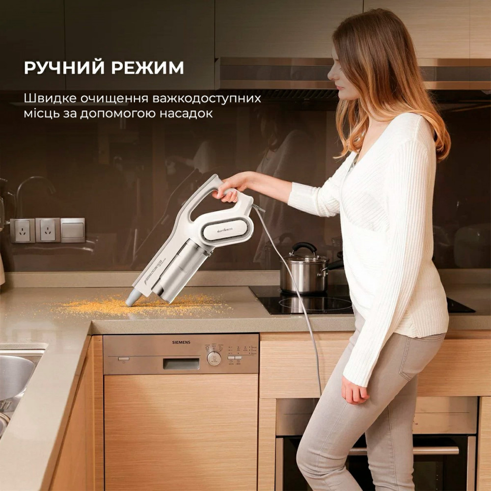 Пилосос Deerma Stick Vacuum Cleaner Cord White (DX700)_
