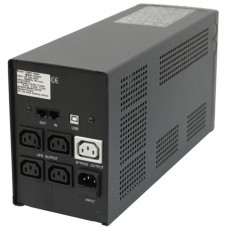 Джерело безперебійного живлення Powercom BNT-2000AP, Lin.int., AVR, 5 x IEC, USB, RJ-45, металл (00210120)