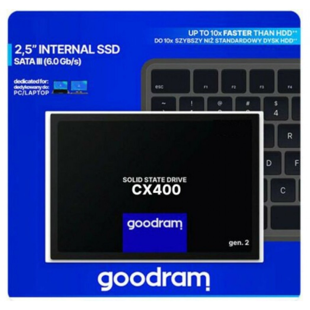 Накопичувач SSD  256GB Goodram CX400 Gen.2 2.5