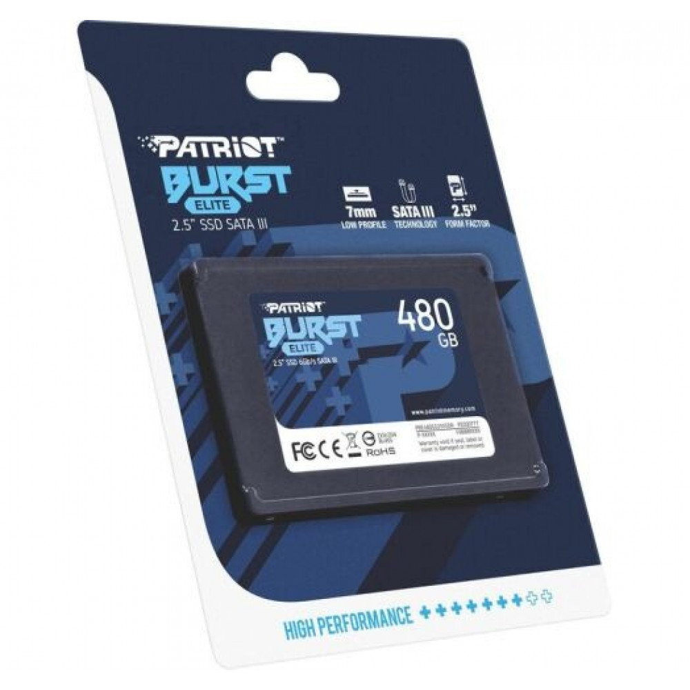 Накопичувач SSD  480GB Patriot Burst Elite 2.5