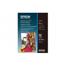 Фотопапiр EPSON Value Glossy Photo Paper глянцева 183г/м2 10х15см 50арк. (C13S400038)