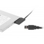 Адаптер Cablexpert USB - Slim SATA II (M/M), 0.5 м, чорний (A-USATA-01) Адаптер Cablexpert USB - Slim SATA II (M/M), 0.5 м, чорний (A-USATA-01)