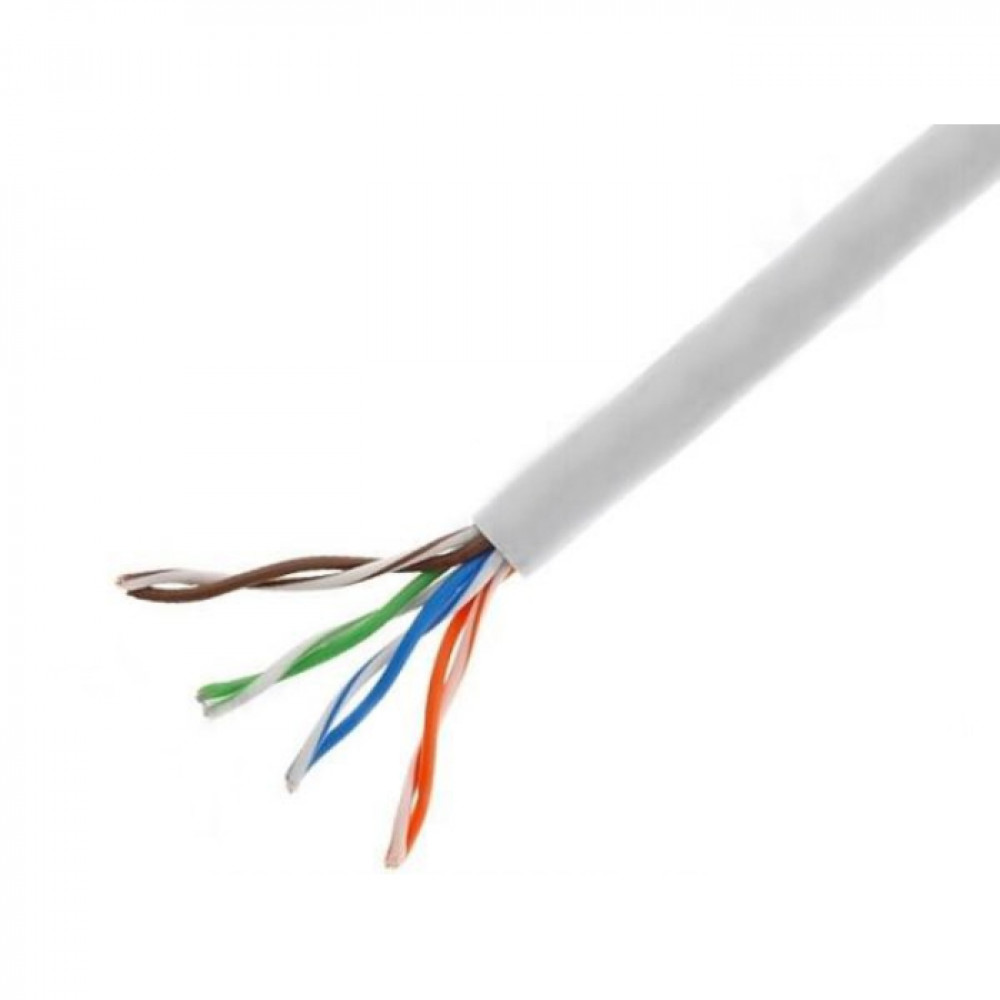 Кабель вита пара UTP 5е ATcom (бух.305м) мідь