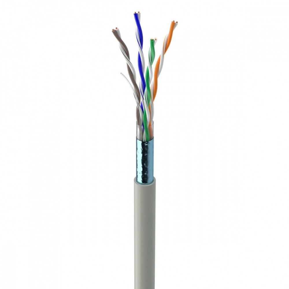 Кабель вита пара FTP 5е ATcom (бух.305м) 4х2х0,50мм медь