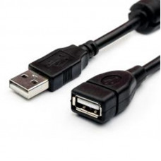 Кабель ATcom подовжувач USB2.0 AM/AF 1.5 м. Феритовий фільтр