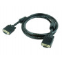 Кабель Cablexpert VGA-VGA HD15M/HD15M з 2-ма фер. кільцями, подвійний екран, чорний, 1.8 м (CC-PPVGA-6B)