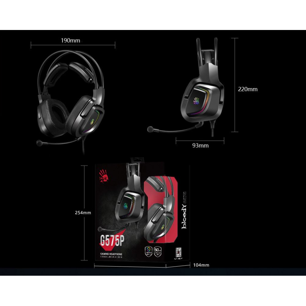 Гарнітура Bloody G575P Black